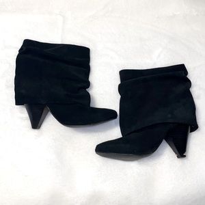 Black Suede Booties